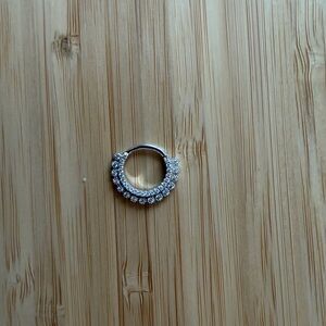 Maria Tash Diamond Apsara Hoop Earring